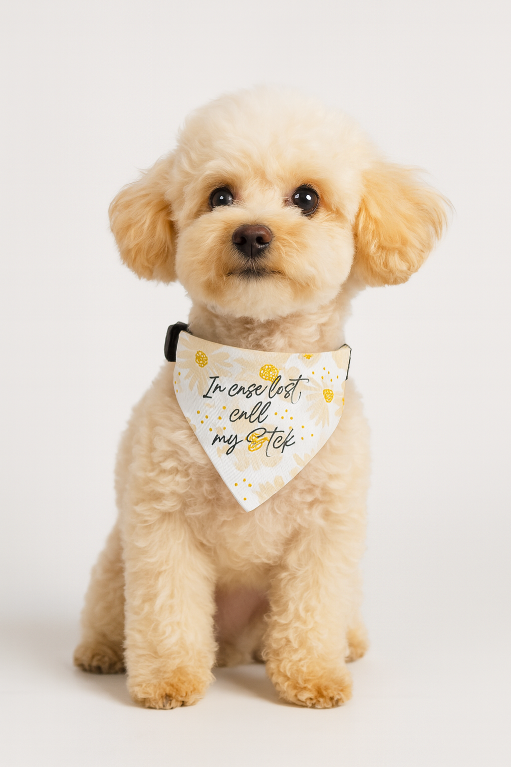 "Call My Bitch" pet bandana collar