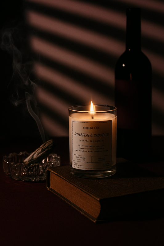 "Sabotage" scented soy candle - White Sage and Lavender